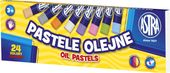 pastele olejne 24 kolory astra