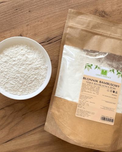 MĄKA BAMBUSOWA BŁONNIK BAMBUSOWY keto 500g naturalny low do wypieków bf 100 na Arena.pl