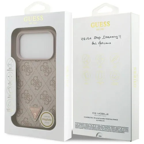 etui guess leather 4g triangle strass magsafe na iphone 17 pro na Arena.pl