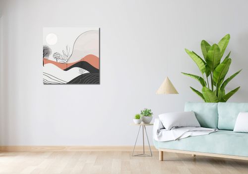 Obraz 70x70cm Półcień Widoku na Arena.pl