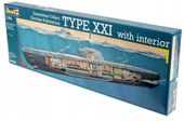 STATEK 1:144 U-BOAT TYP XXI WITH INTERIOR