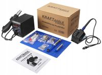 KRAFTDELE SPAWARKA DO PLASTIKU STACJA LUTOWNICZA + AKCESORIA KD3464