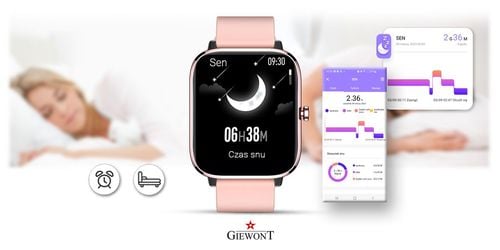 smartwatch giewont różowy gw230-1 na Arena.pl