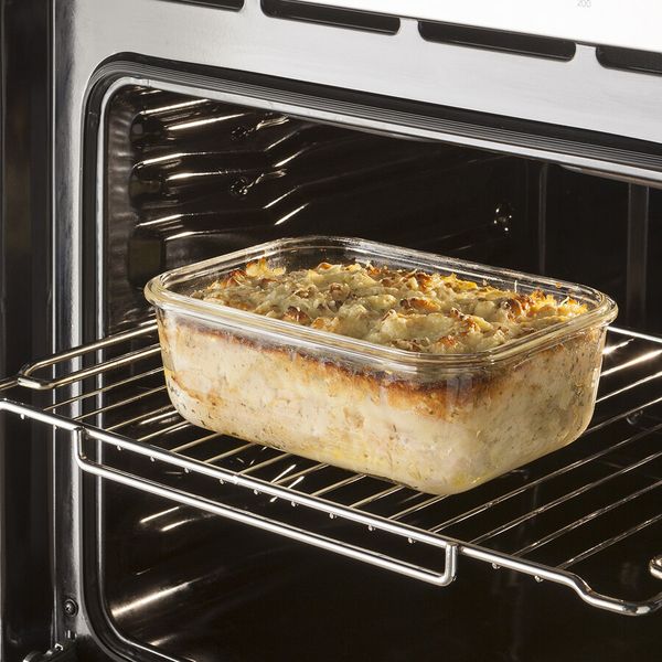 Szklany pojemnik na lunch 0,53l kwadratowy zdjęcie 4