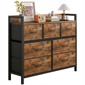 Pojemna komoda industrialna brąz duża praktyczna