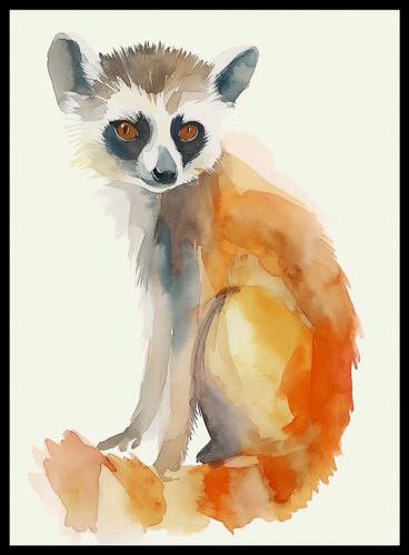 Plakat 40x55cm Lemurek na Arena.pl