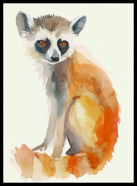 Plakat 40x55cm Lemurek zdjęcie 2