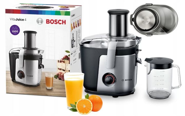 Sokowirówka Bosch MES4000 1000W Wyciskarka 1,5l Otwór wlotowy XXL DripStop zdjęcie 9