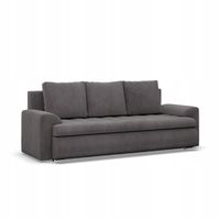 KANAPA FORESTA POSO SZTRUKS CIEMNA SZARA Rozkładana Wygodna Funkcja Spania