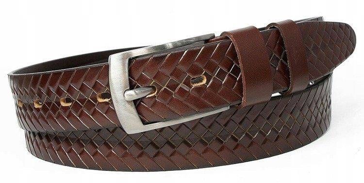 PASEK MĘSKI SKÓRZANY ROVICKY PRS-02-BGE 88-103 95CM zdjęcie 5