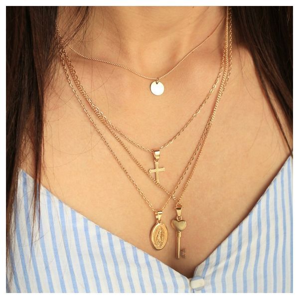 Długi Naszyjnik Multi  N745 zdjęcie 1