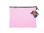 KOPERTA Z SUWAKIEM METALOWYM B5 29,5X21,5 CM RÓŻOWA TETIS