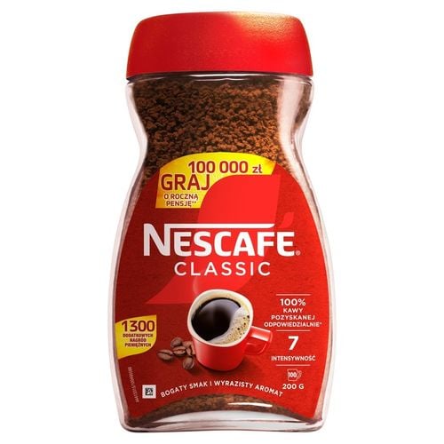 Kawa rozpuszczalna Nescafe Classic 200 g na Arena.pl