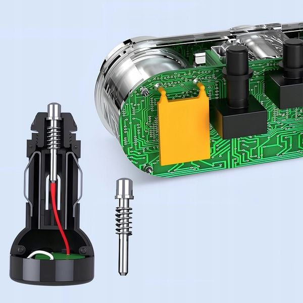 Rozdzielacz Gniazda Zapalniczki Samochodowej Ładowarka 12-24V Port USB-C zdjęcie 7