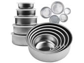 5x miska kuchenna stalowa gastronomiczna miski