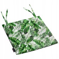 PODUSZKA NA KRZESŁO OGRODOWE WODOODPORNA WIĄZANA 40x40 CM Z TROCZKAMI WZÓR