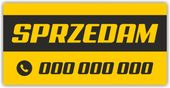 Naklejka Magnetyczna MAGNES na samochód auto 60x30 SPRZEDAM numer telefonu