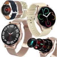 SMARTWATCH DAMSKI AMOLED KARDIOWATCH POMIAR EKG HRV CIŚNIENIE ROZMOWY SMS