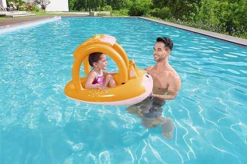 Dmuchany Ponton Lisek Dla Dzieci 3+ Bestway 94X66Cm + Dmuchany Daszek na Arena.pl