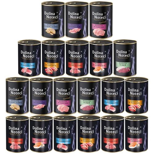 DOLINA NOTECI Premium Mokra karma dla kota Mix Smaków 20 x 400g bezzbożowa na Arena.pl