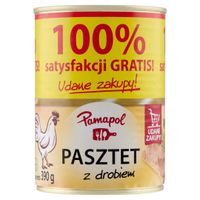 Pamapol Pasztet z drobiem 390 g