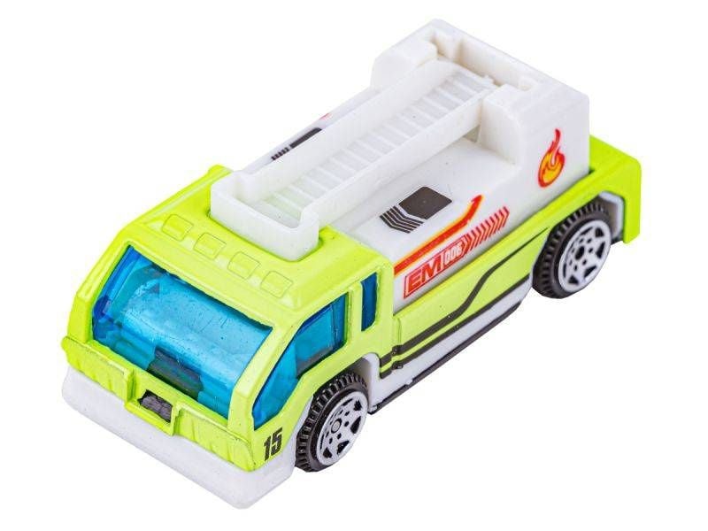 Metalowe Pojazdy, Auta, Resoraki 6 Sztuk Zestaw 1:64 Pojazd SWAT, Poduszkowiec, Jeep Turystyczny zdjęcie 3