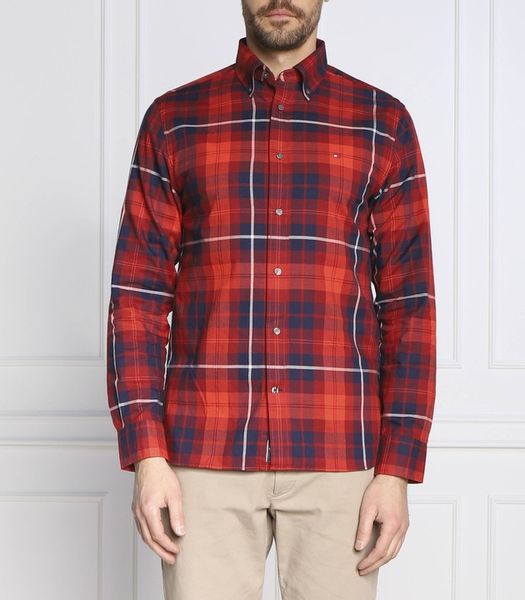 Tommy Hilfiger MĘSKA Koszula Oxford Blackwatch MW0MW29185 Regular Fit L zdjęcie 9