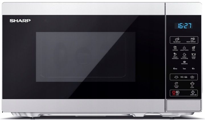 Kuchenka mikrofalowa Sharp MS02E-S Wolnostojąca 20L 800W 8 programów Timer zdjęcie 1