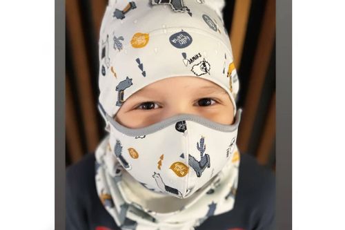 Jamiks wielorazowa maseczka ochronna profilowana TYGRYS + filtry na Arena.pl