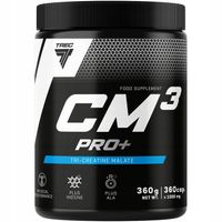 Trec CM3 PRO + 360 kaps KREATYNA JABŁCZAN MOCNY TCM SIŁA LIMITOWANA