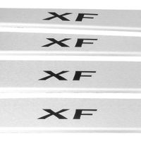 Listwa progowa JAGUAR XF MK2 Stal nierdzewna 304 mat z czarnymi literami