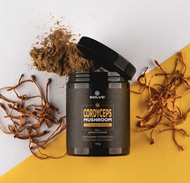 SOLVE LABS Cordyceps Maczużnik Chiński 10:1 proszek 100g zdjęcie 2