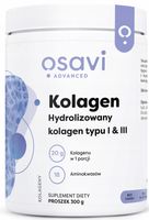 OSAVI Kolagen Typu 1 i 3 300g Peptydy Skóra Włosy