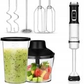 MOCNY BLENDER RĘCZNY WIELOFUNKCYJNY 5w1 TYTANOWE OSTRZE temp. do 140°