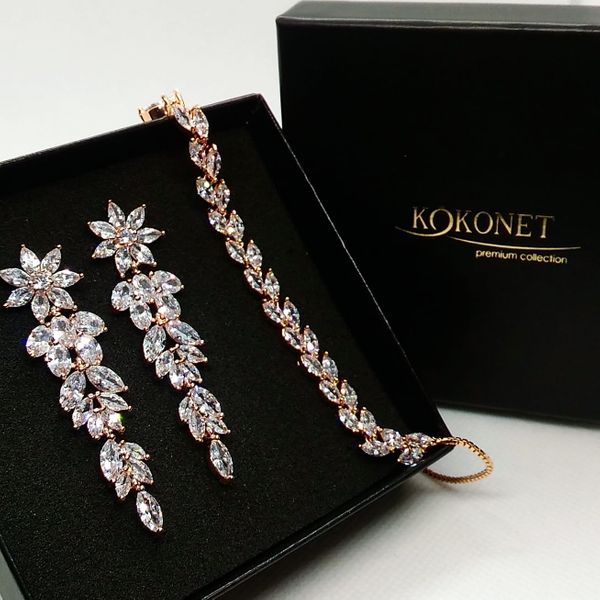 Komplet ślubny MOREE rose + ROSANA rose zdjęcie 1