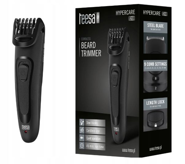 Bezprzewodowy Trymer Do Brody Teesa Hypercare T200 zdjęcie 1