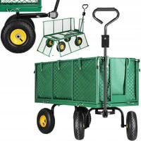 WÓZEK OGRODOWY TRANSPORTOWY SKŁADANY TURYSTYCZNY PLAŻOWY 250L PRZYCZEPKA
