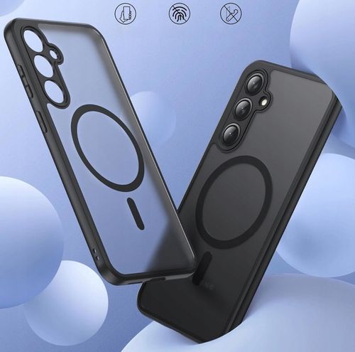 2x SZKŁO+ ETUI WZMACNIANE MAGSAFE CASE CZARNY MATT do SAMSUNG GALAXY S24 FE na Arena.pl