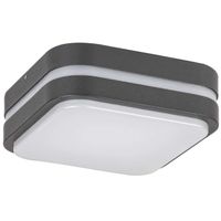 Ogrodowa LAMPA sufitowa HAMBURG 8850 Rabalux zewnętrzna OPRAWA outdoor LED 12W 4000K metalowy kinkiet IP44 grafitowy biały