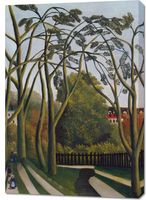 Obraz 70x100cm Bièvre near Bicêtre, Rousseau Vintage do Salonu