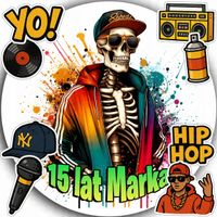 OPŁATEK NA TORT 20CM - MUZYKA HIP HOP DEKORACJA URODZINOWA + IMIĘ 15CM 18CM