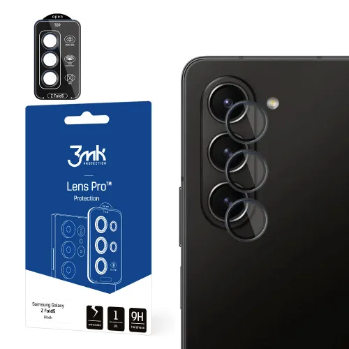 Osłona aparatu 3mk Lens Protection Pro na Samsung Galaxy Z Fold 5 - czarna na Arena.pl