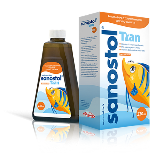 SANOSTOL TRAN OWOCOWY 230 ML na Arena.pl