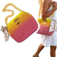 Torebka Handmade na ramię Letni vibe Rękodzieło