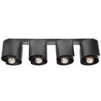 HUGO 4 Lampa sufitowa czarna