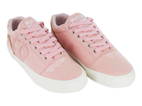 SOCCX Trampki damskie - Lekkie stylowe buty - rozmiar 36 - Różowe, tkanina