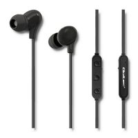 Qoltec Słuchawki bezprzewodowe BT dokanałowe z mikrofonem | czarne