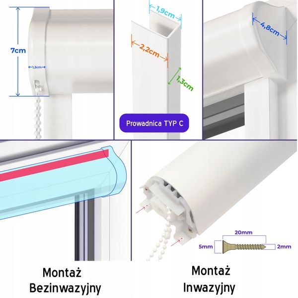 Roleta Zaciemniająca w Kasecie Złoty Dąb VEGAS zdjęcie 2