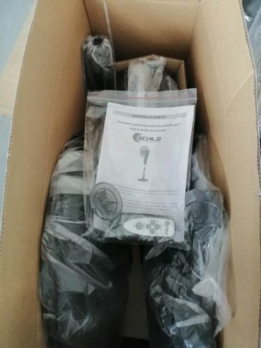 LCD WIATRAK PODŁOGOWY WENTYLATOR STOJĄCY PILOT XXL SOLIDNY I MOCNY SCHILD na Arena.pl