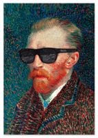 Plakat vincent van gogh autoportret pop art 70x100 cm